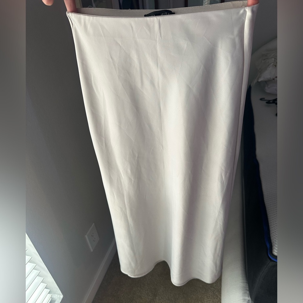 Dynamite Cream A-Line Skirt
